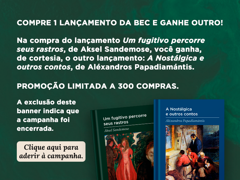 Banner Campanha Um fugitivo percorre seus rastros